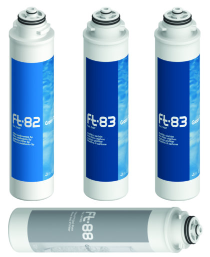 Pack 4 Filtros Osmosis Inversa Compacta FT Plata